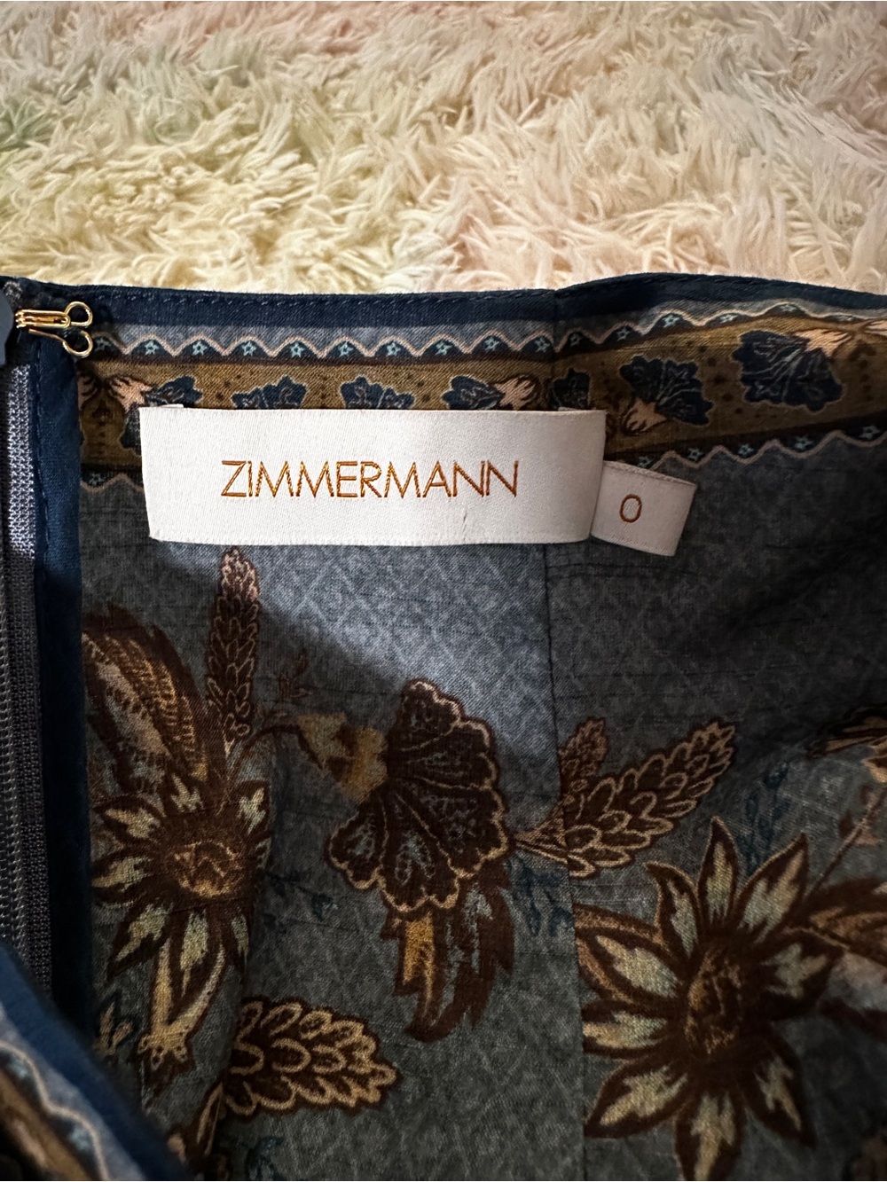New AUTHENTIC Zimmerman Ascension Plunge Halter Maxi Dress Size 0 - Picture 12 of 15